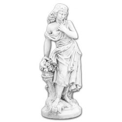 Скульптура античная Девушка с цветами