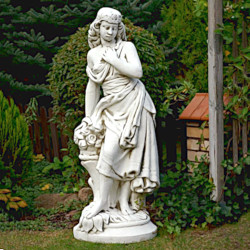 Скульптура античная Девушка с цветами