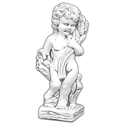 Скульптура античная Мальчик с цветком