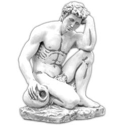 Скульптура античная Атлант сидящий у воды