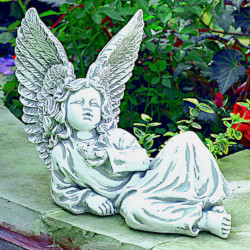 Скульптура классическая Ангел девочка лежит