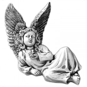 Скульптура классическая Ангел девочка лежит