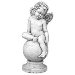 Скульптура Ангел на шаре, малый