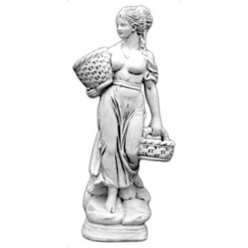 Скульптура античная  Девушка с корзинками