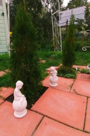 Скульптура Ангел на шаре 1