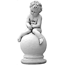 Скульптура Ангел на шаре 2