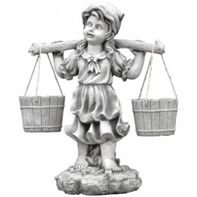 Скульптура современная Девочка с коромыслом