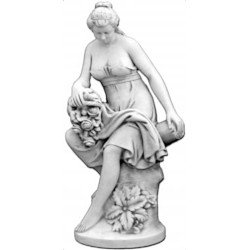 Скульптура античная Девушка с цветами