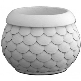 Вазон современный круглый