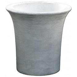 Вазон современный, круглый с расширением вверху