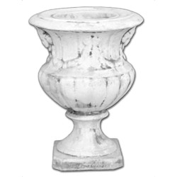 Вазон античный с орнаментом, на ножке