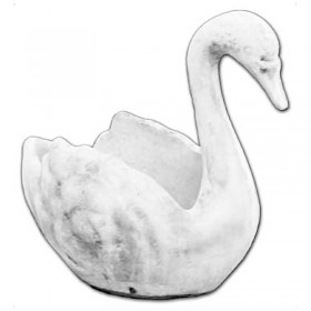 Вазон скульптурный Лебедь