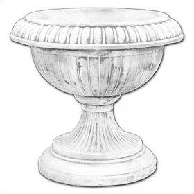 Вазон античный круглый