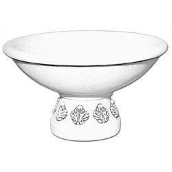 Вазон классический круглый на ножке