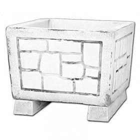 Вазон современный квадратный на 2 ножках