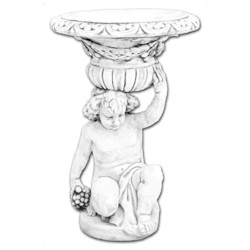 Вазон скульптурный Мальчик с вазой