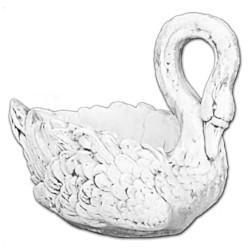 Вазон скульптурный Лебедь