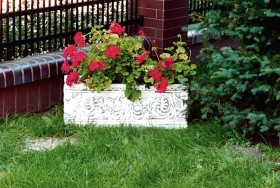 Вазон античный с орнаментом, кашпо