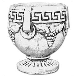 Вазон античный Греческий с виноградом