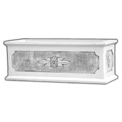 Вазон кашпо с орнаментом