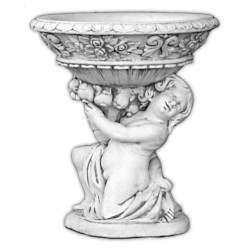 Вазон скульптурный Девочка с вазой