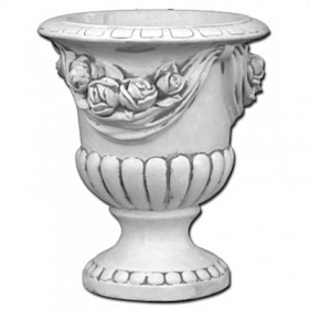 Вазон современный с розами