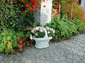 Вазон современный Корзинка