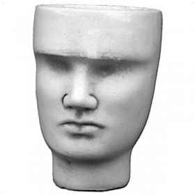 Вазон современный Голова мужская