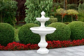 Фонтан современный с шаром