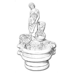 Фонтан античный Девушка у родника