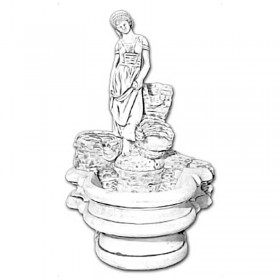 Фонтан античный Девушка у родника