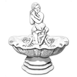 Фонтан античный Девушка с ракушкой