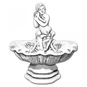 Фонтан античный Девушка с ракушкой