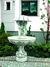 Фонтан античный Дети под зонтом