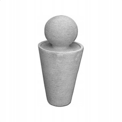 Фонтан декоративный конусный с шаром