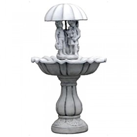 Фонтан современный Дети под зонтиком