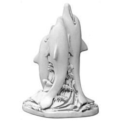 Скульптура 3 дельфина