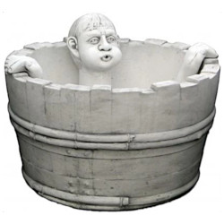 Фонтан современный Кадка