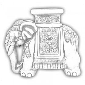 Столб индийский, слон