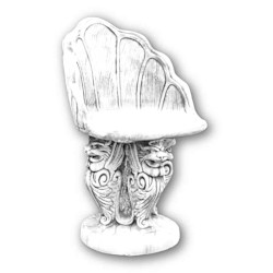 Кресло декоративное античное