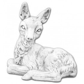 Скульптура Оленёнок лежит