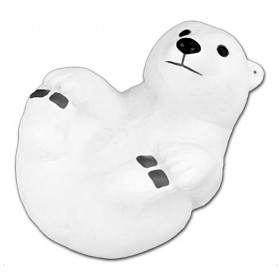 Скульптура Медведь лежит на спине