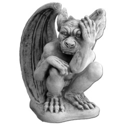 Скульптура античная Гаргулья рука на голову