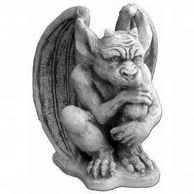 Скульптура античная Гаргулья рука под голову