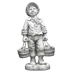 Скульптура современная Мальчик с корзинками