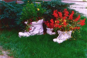 Вазон скульптурный Башмачок