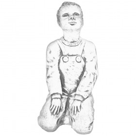 Скульптура современная Мальчик сидящий на коленях