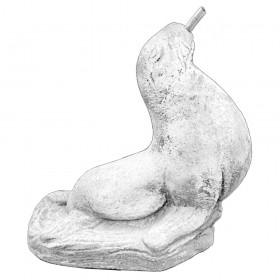 Скульптура Нерпа с трубкой для воды