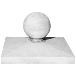 Крышка на столб с шаром