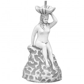 Скульптура Девушка с чашей с трубкой для воды